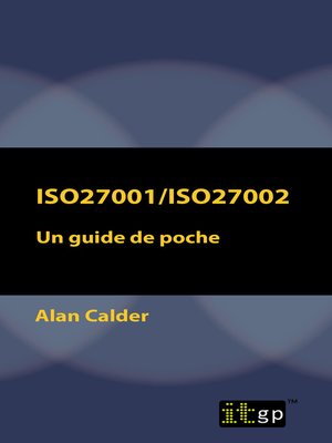 cover image of ISO27001/ISO27002: Un guide de poche